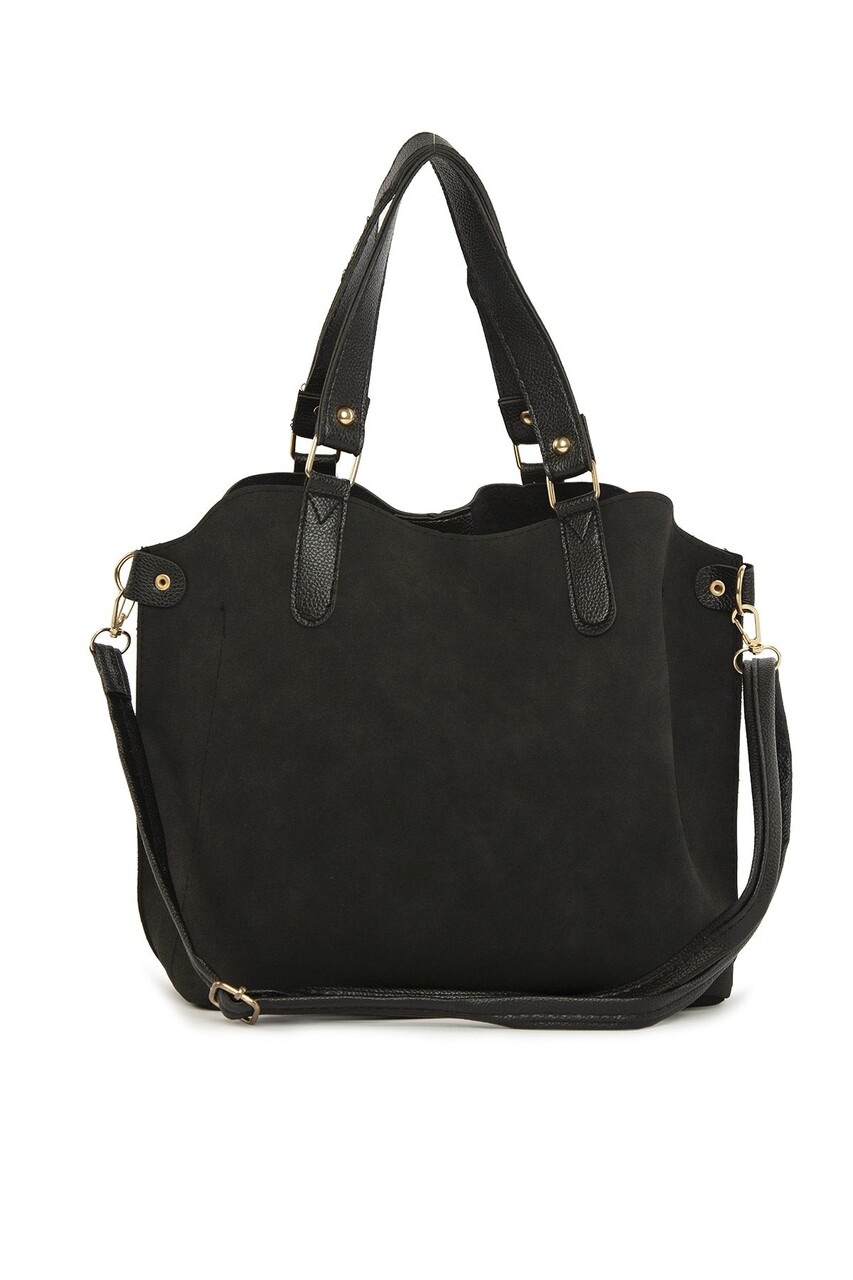 Geanta, Bagmori, 3554 - 46139 - Black, imitatie piele nabuc, negru - imagine 5